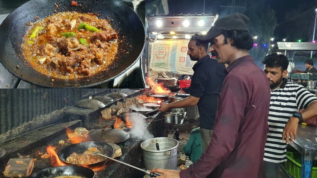 Special Barohi Mutton Karahi Recipe Hyderabad Street Food