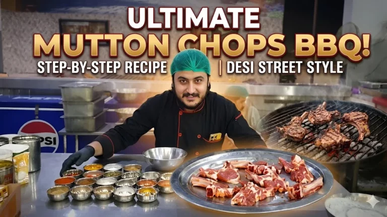 Authentic Chatpata Mutton Chops BBQ from Dua Restaurant Karachi