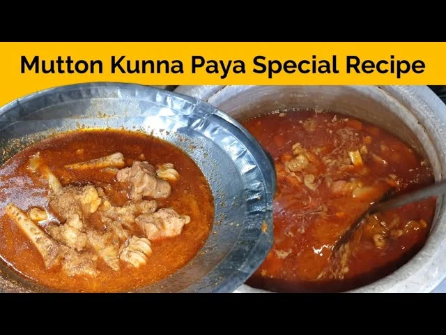 Karachi Shadi Style Mutton Kunna Paya : Secret Recipe