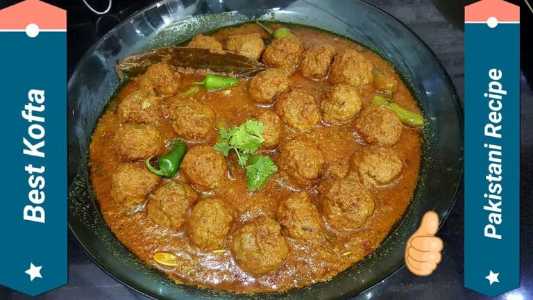 Pakistani Special Kofta Curry Recipe - Cooking with Kawish